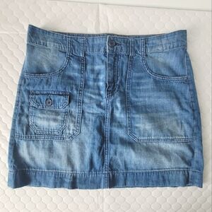 Tommy Hilfiger Denim Blue Women's Skirt Size 6